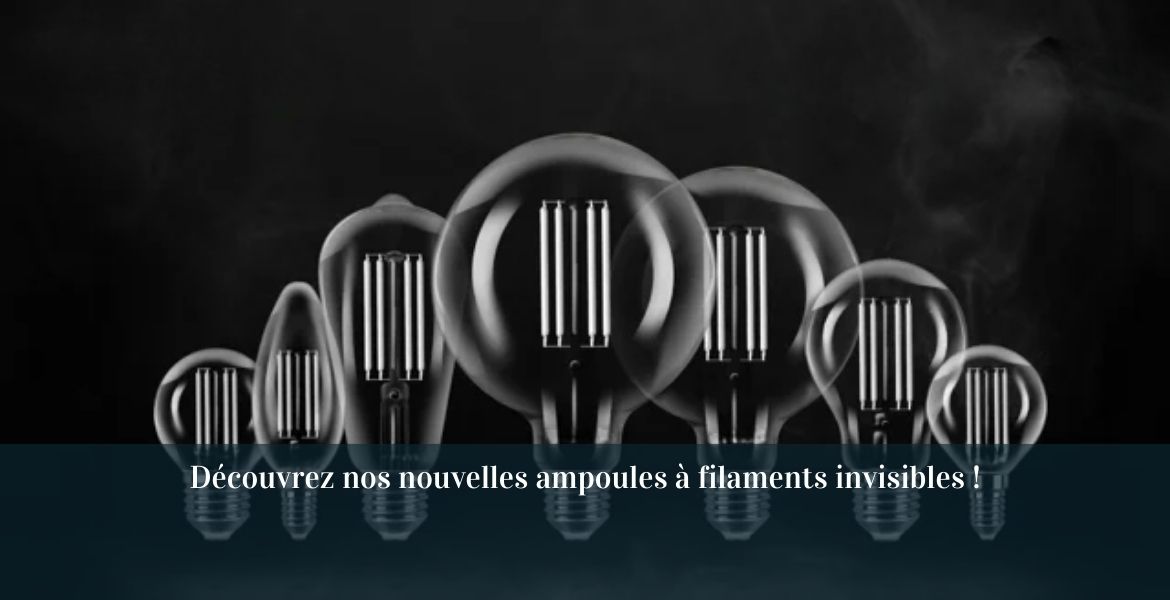 Ampoules à filaments invisibles